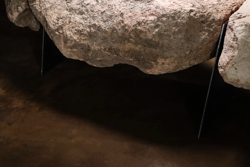 Fortezza - Sculptural Stone And Iron Functional Art Bench By William Stuart — 11