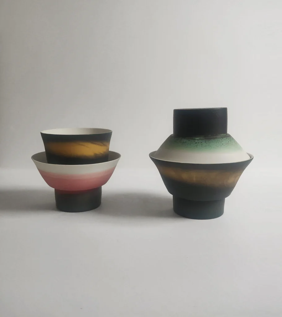 Paysages - Black And Yellow Small Bowl — 13