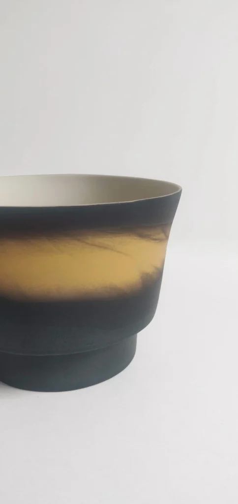 Paysages - Black And Yellow Small Bowl — 2