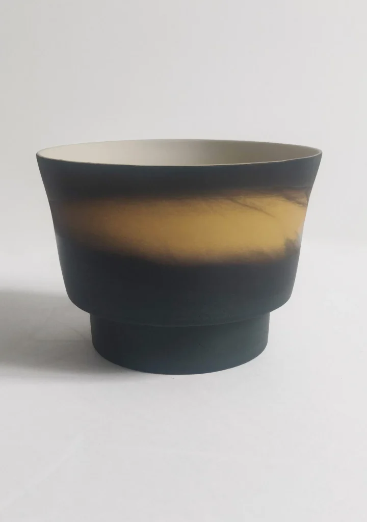 Paysages - Black And Yellow Small Bowl — 3