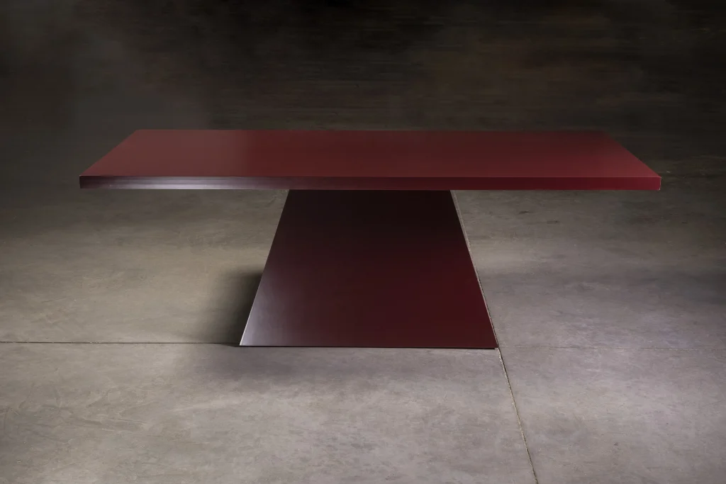 Bdr - Dark Red Dining Table — 2