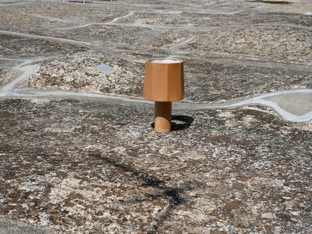 Sonora Small Table Lamp In Terracotta And Linen — 3