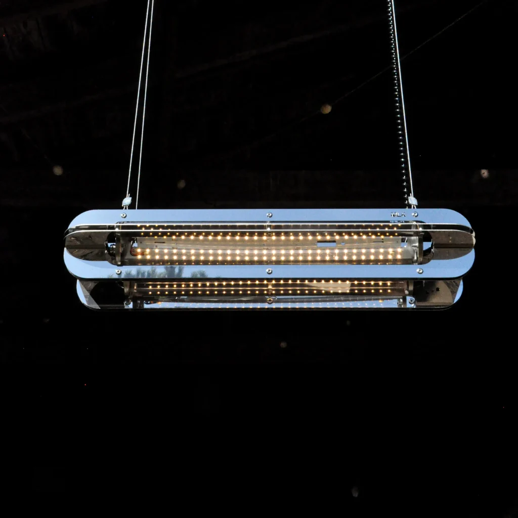 Pill600x2 Pendant Lamp in Mirror Stainless Steel — 6