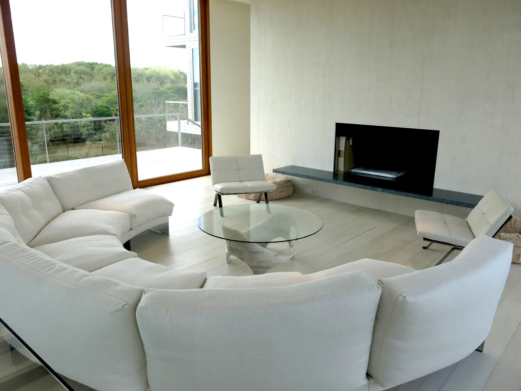 N2 - Cherry Wood & Glass Coffee Table — 4