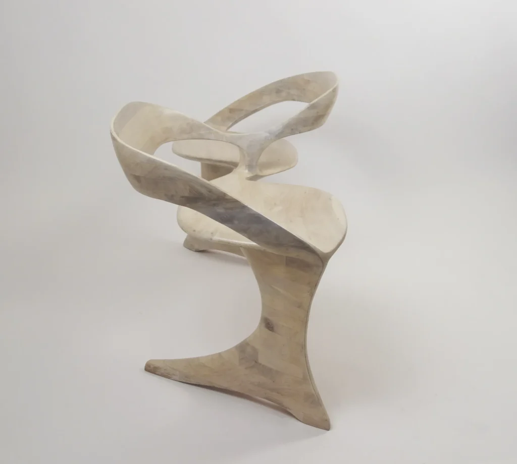 N2 - Cherry Wood Loveseat — 4