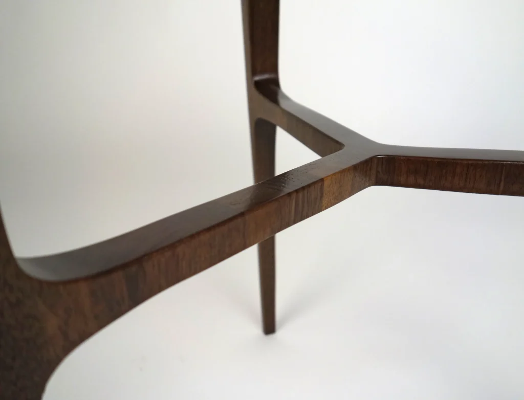 Endgrain Walnut Side Table — 5