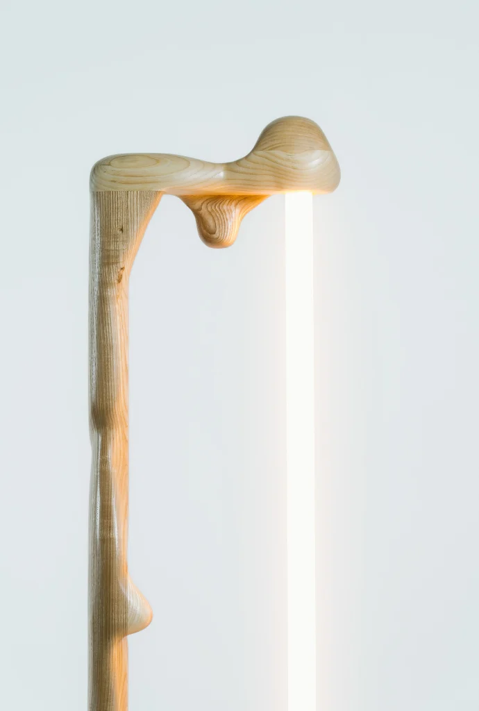 Blueprint Floor Lamp in Ash Wood — 4