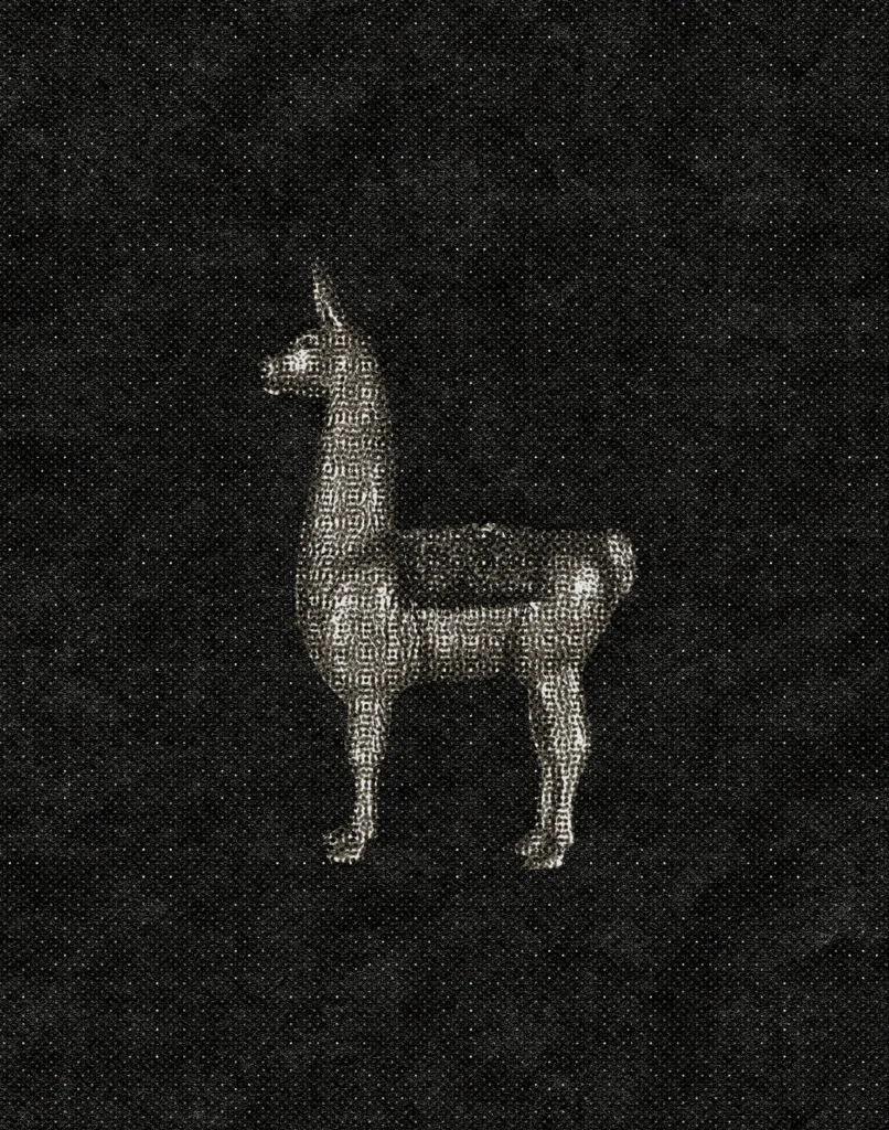 Llamas Table Lamp In Casted Bronze And Handblown Glass, In Stock — 9