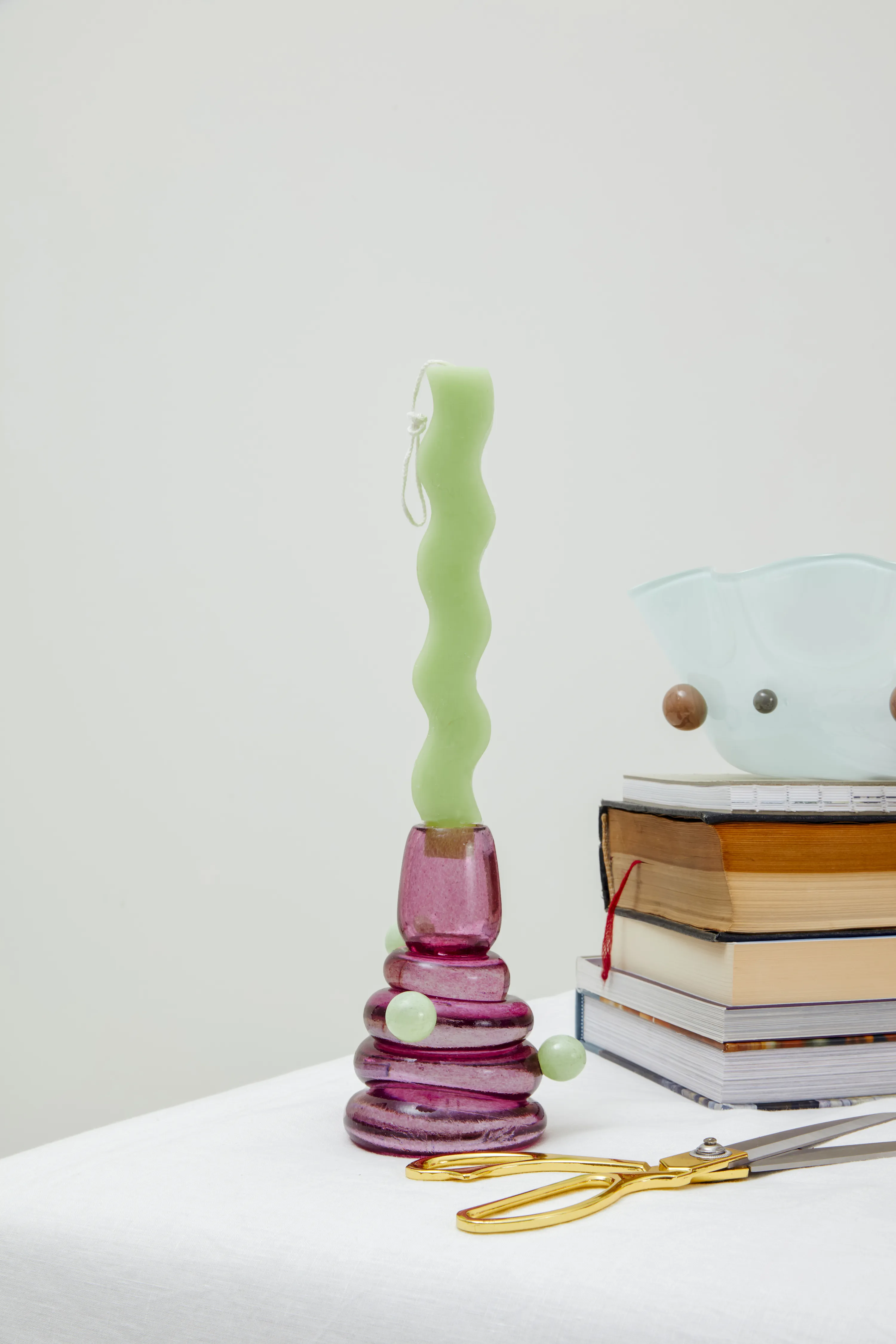 Buds – Glass Blown Candlestick Holder by Deya