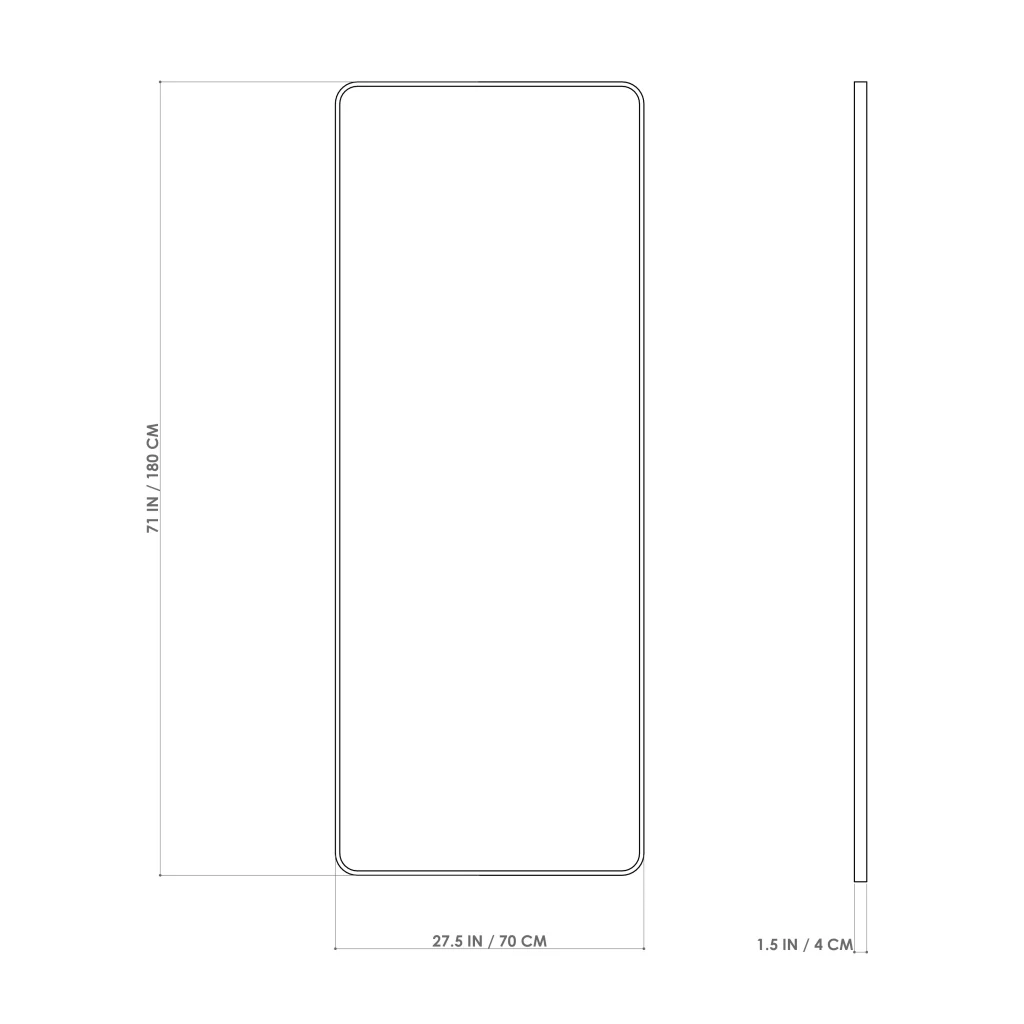 Loveself 05 - Square Full Length Mirror — 5