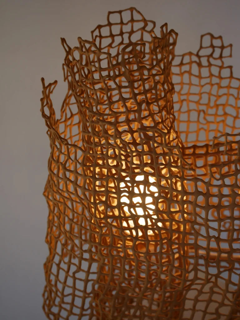Coral Lamp Duo Table Lamp in Clay — 4