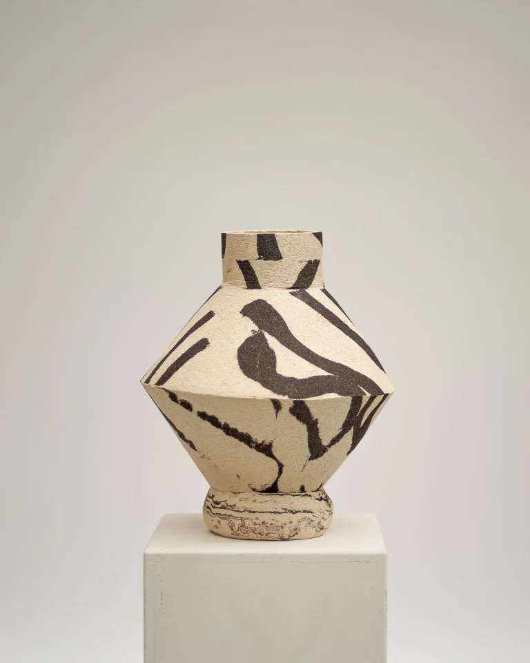 Duotone | White And Black | Vase #1-6-24 — 3