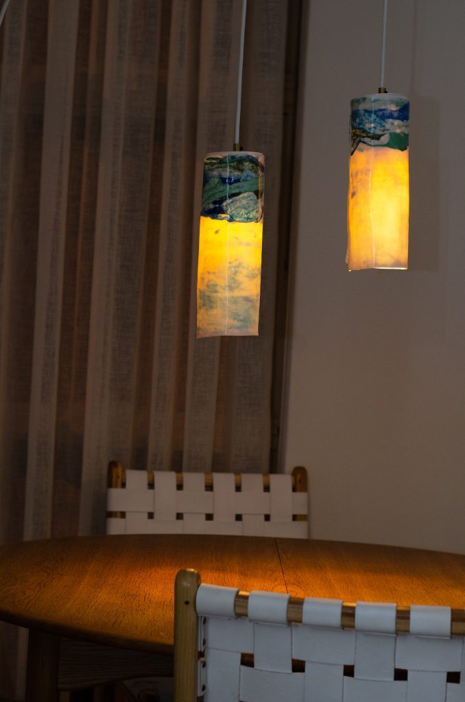 Blue Porcelain Drop Pendant Lamp — 7