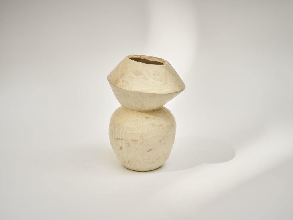 Figures | Yellow On White | Vase No. 001/23 — 3