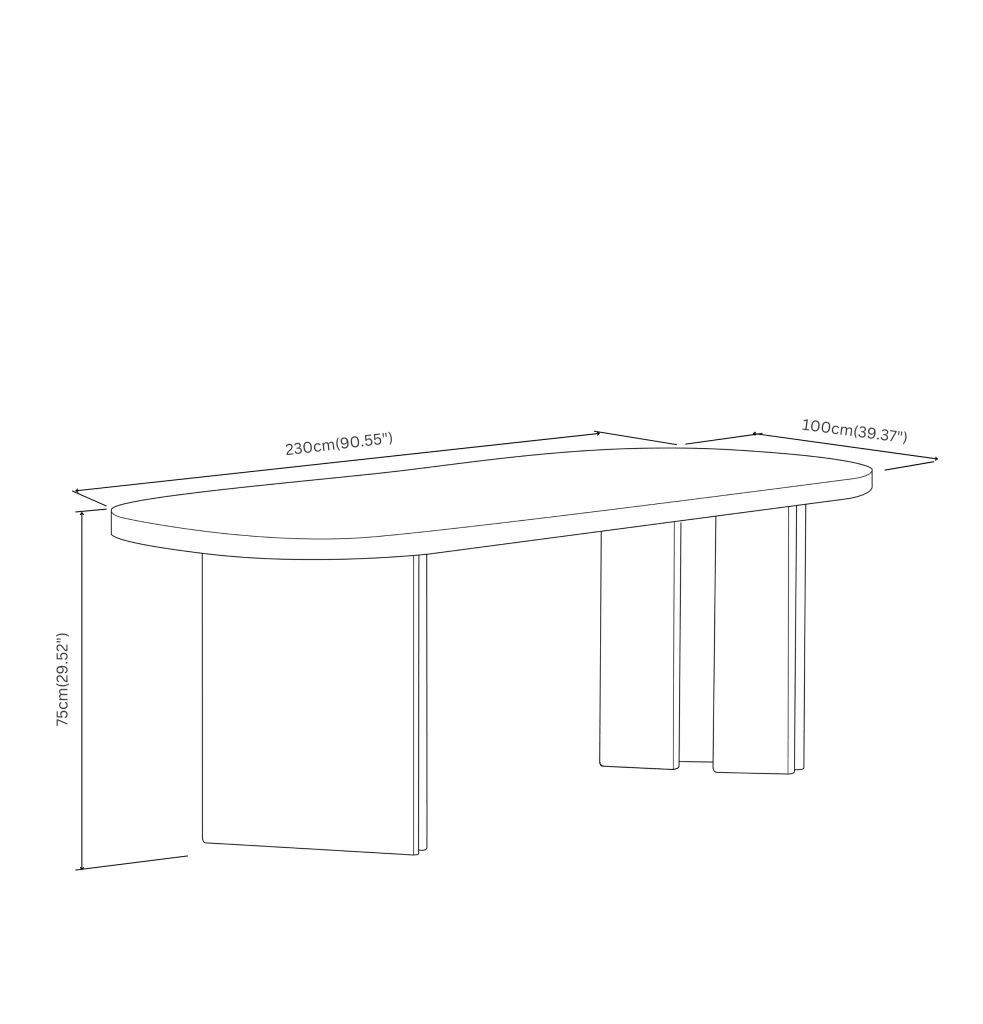 Curve - Maple Dining Table — 6