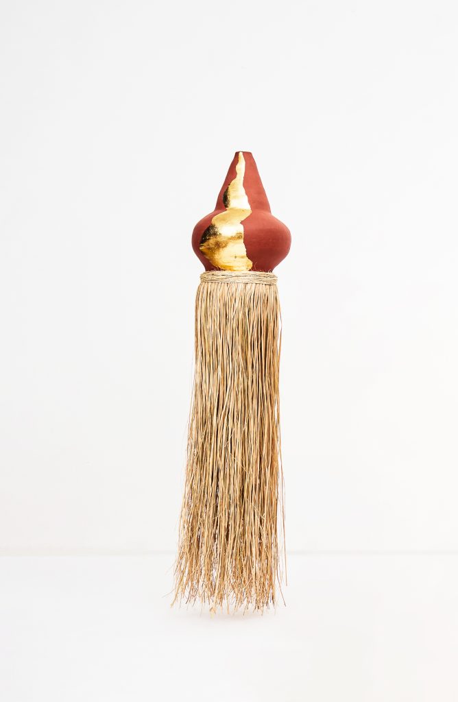 Atoto - Ceramic & Gold Leaf Pendant Sculptures — 8