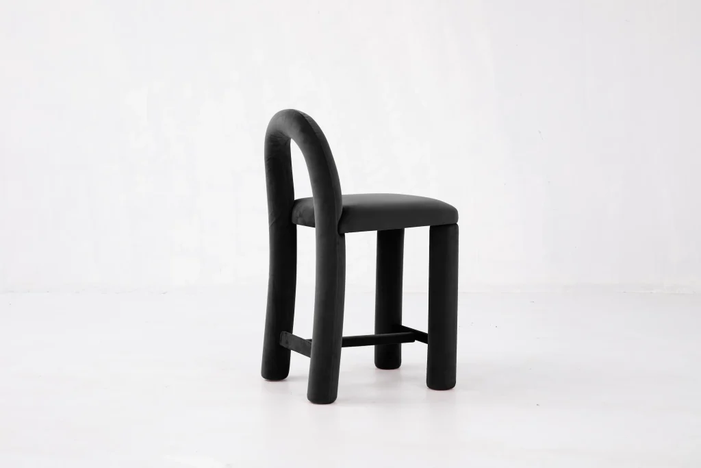 Temi - Velvet Counter Chair — 2