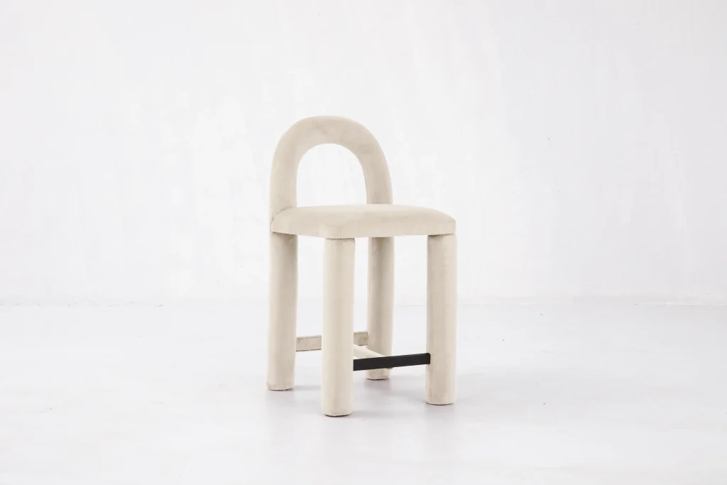 Temi - Velvet Counter Chair — 10