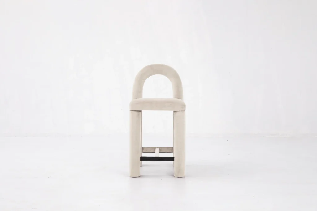 Temi - Velvet Counter Chair — 3
