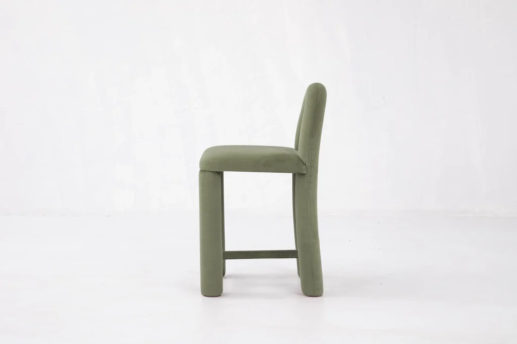 Temi - Velvet Counter Chair — 4