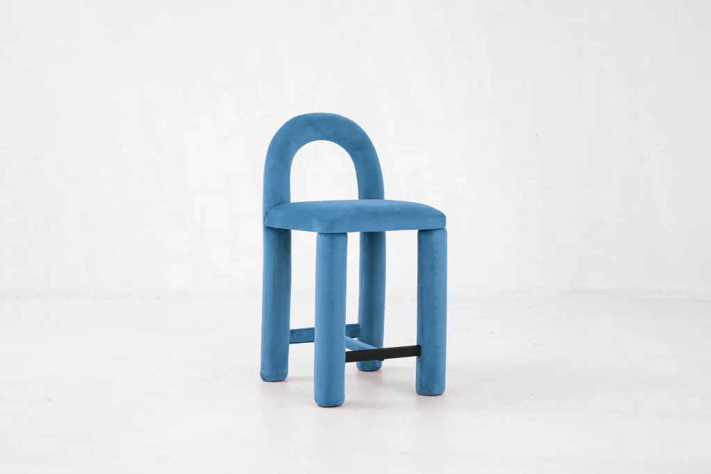 Temi - Velvet Counter Chair — 14