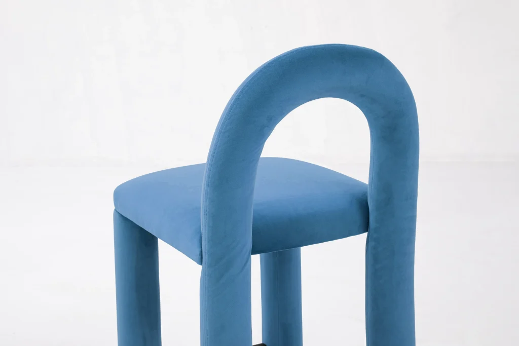 Temi - Velvet Counter Chair — 7