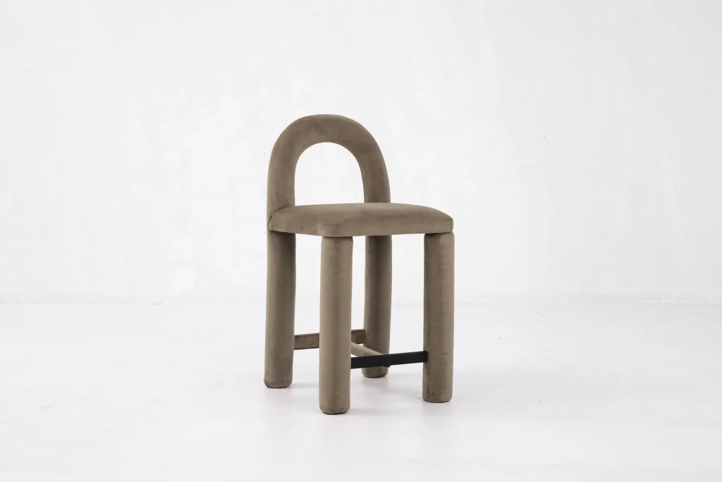 Temi - Velvet Counter Chair — 15
