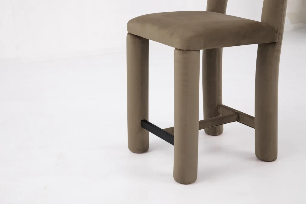 Temi - Velvet Counter Chair — 8