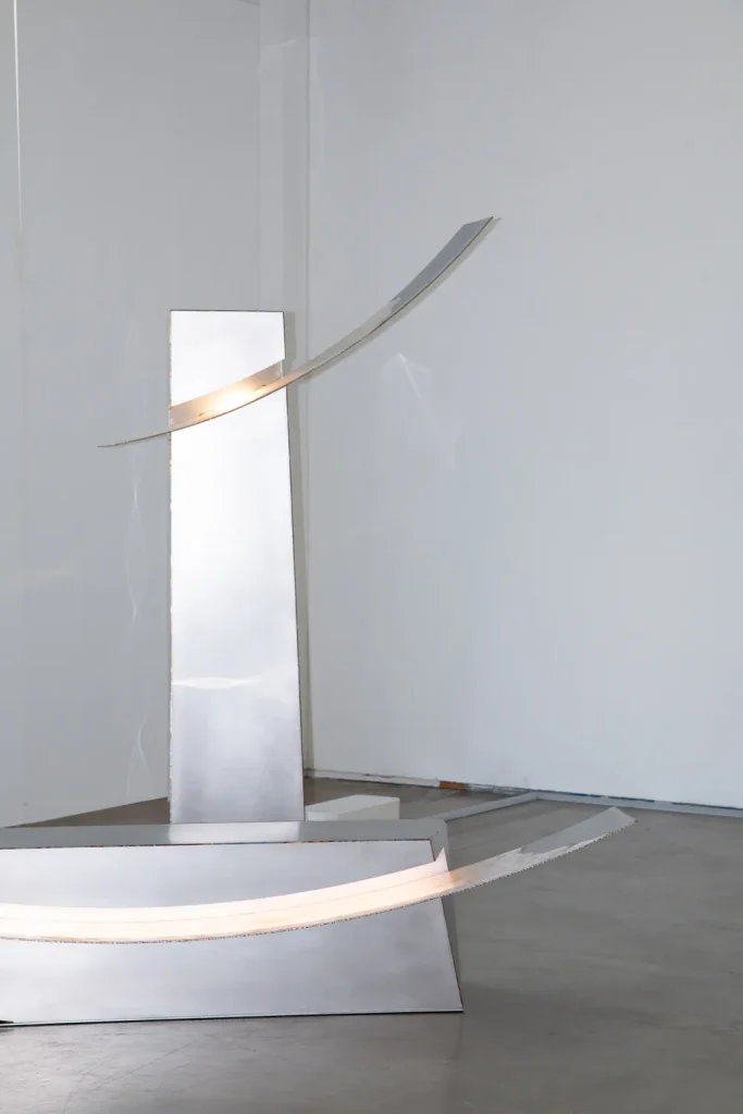 Shining No.2302 Floor Lamp in Stainless Steel — 6