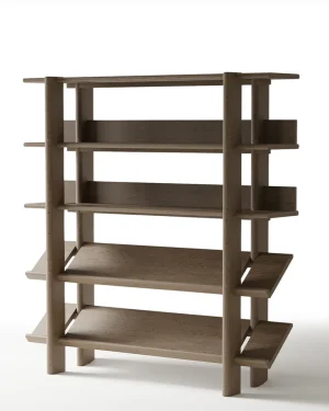 Line Bookshelf - Solid Wood