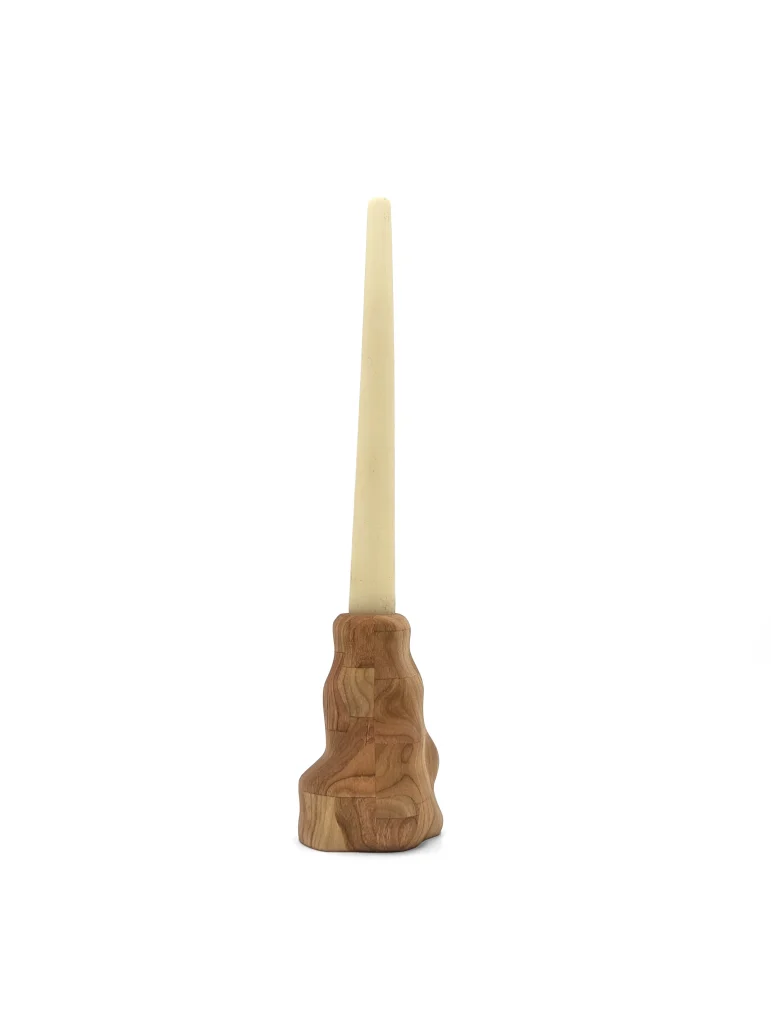 Cascade - Cherry Wood Candlesticks — 3