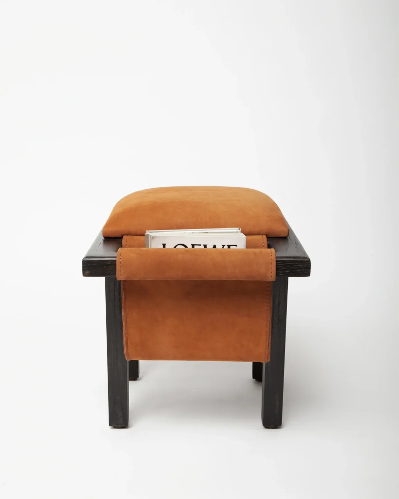 Ka Iwe - Wood & Leather Stool — 6