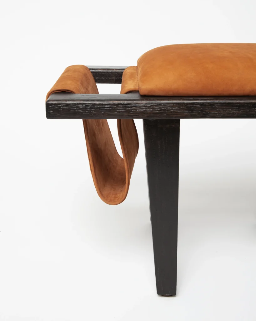 Ka Iwe - Wood & Leather Stool — 7