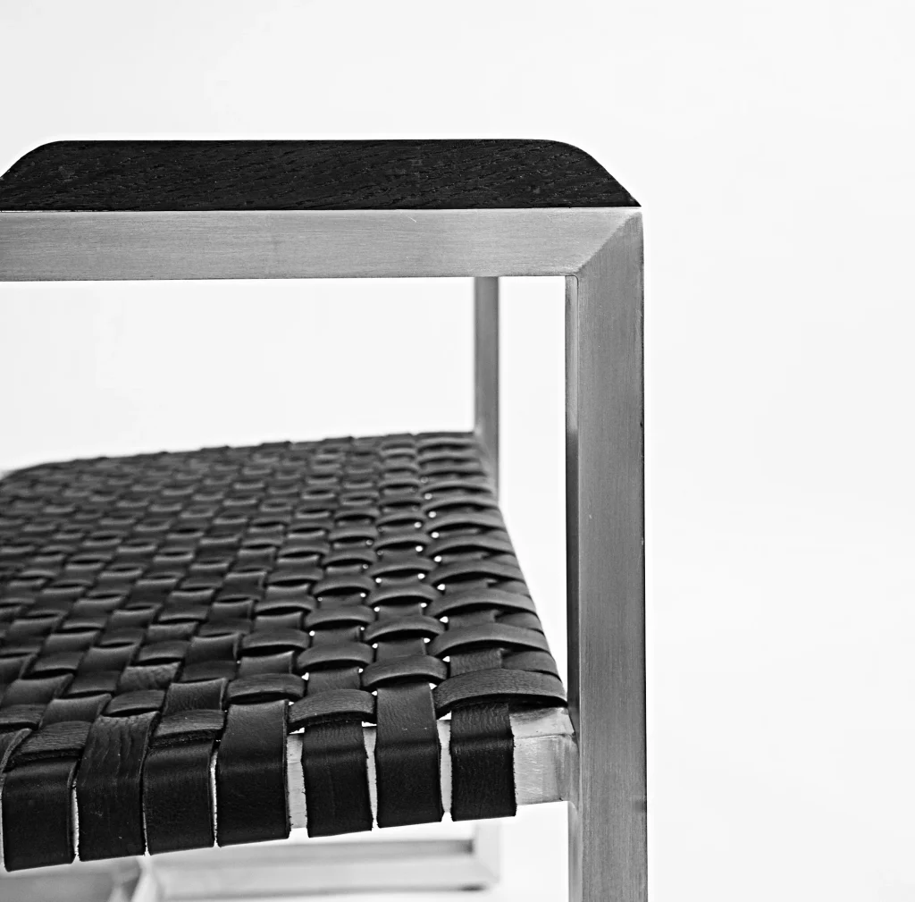 Ria - Aluminum & Leather Lounge Chair — 9
