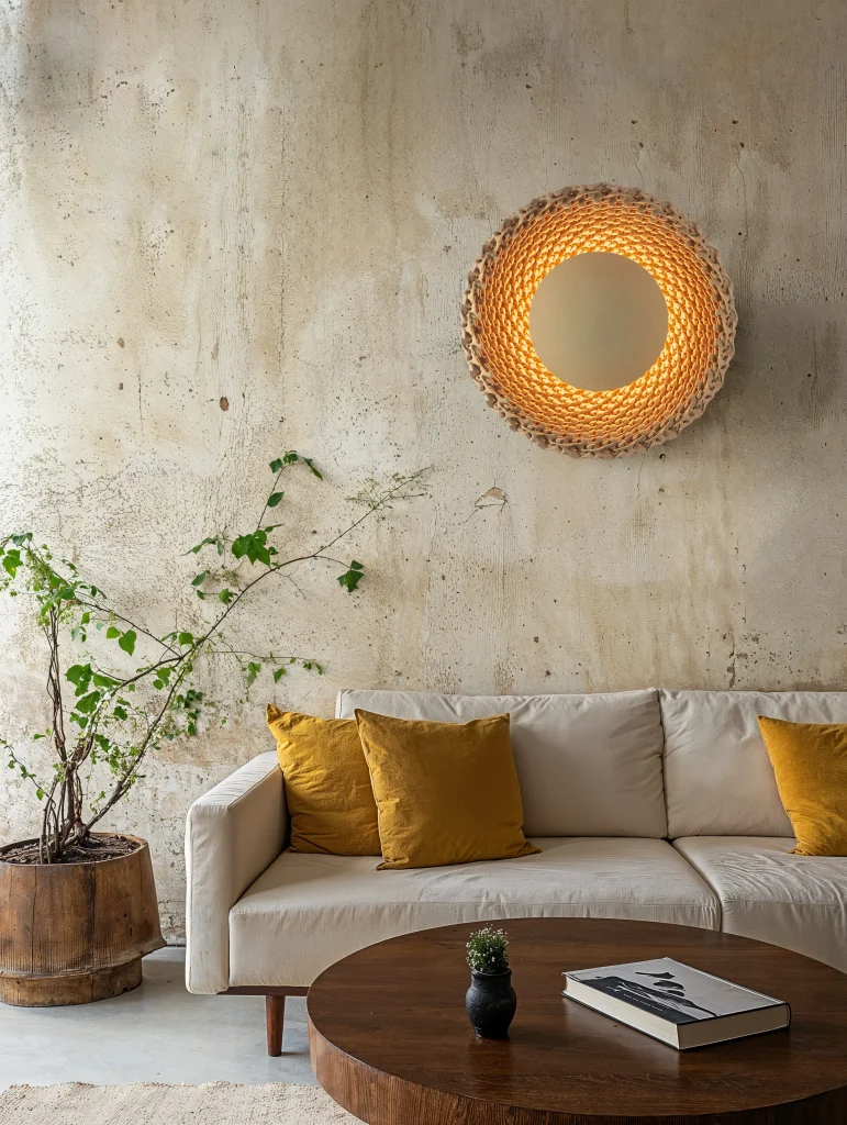 Sun V2-b - 3d Printed Wall Lamp — 3