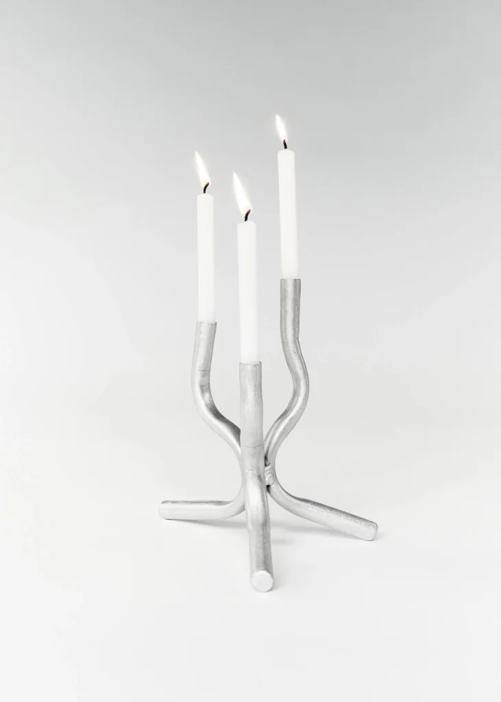 Mini Aluminium Candelabra — 2