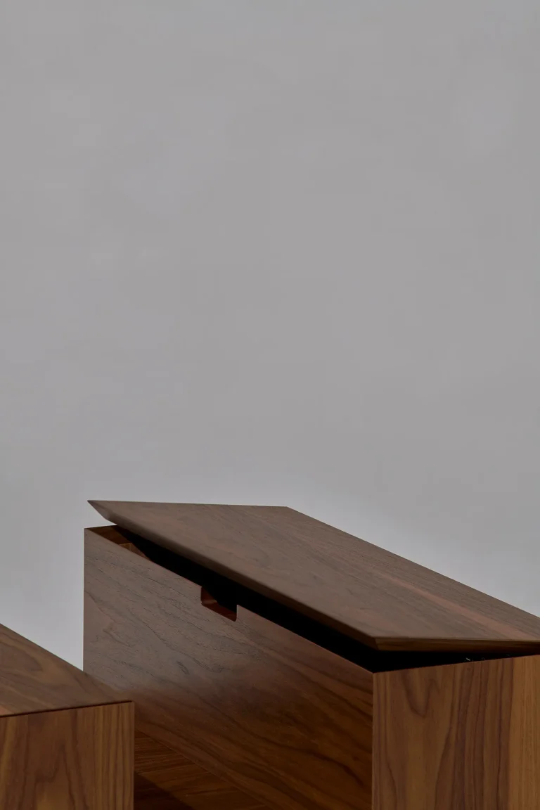 Mast - Walnut & Stainless Steel Coffee Table — 4