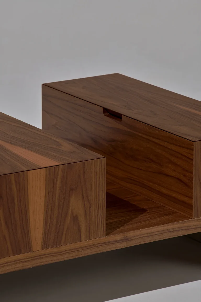 Mast - Walnut & Stainless Steel Coffee Table — 6