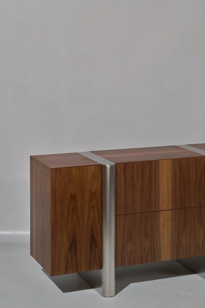 Mast - Walnut / Stainless Steel Sideboard — 3