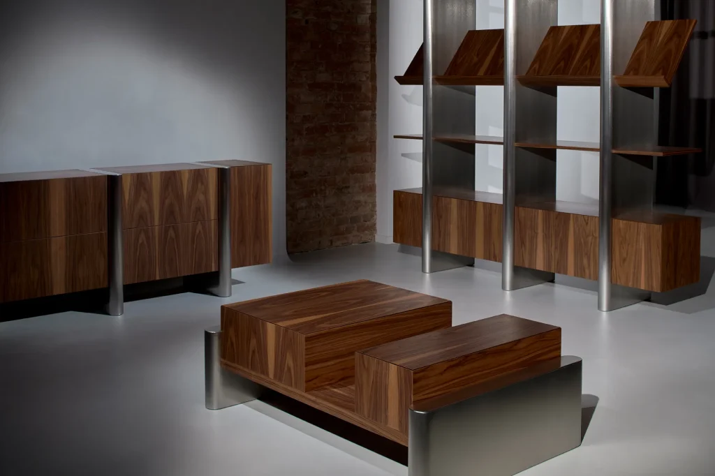 Mast - Walnut / Stainless Steel Sideboard — 9