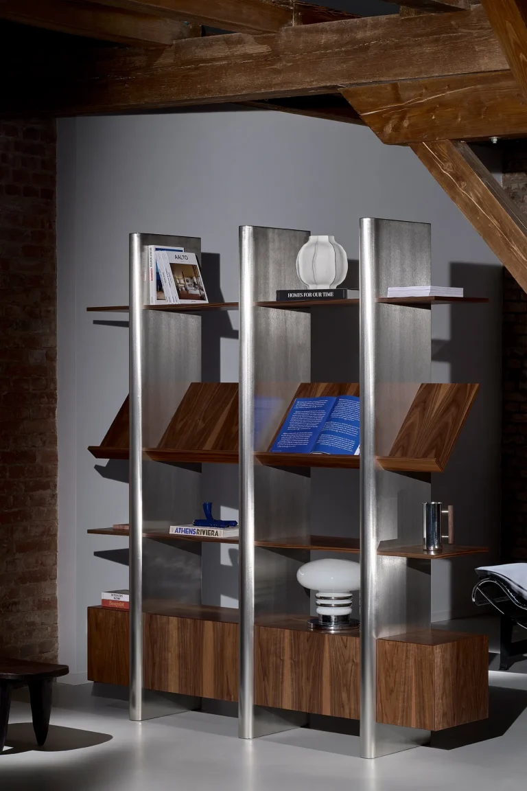 Mast - Walnut & Stainless Steel Shelf — 2