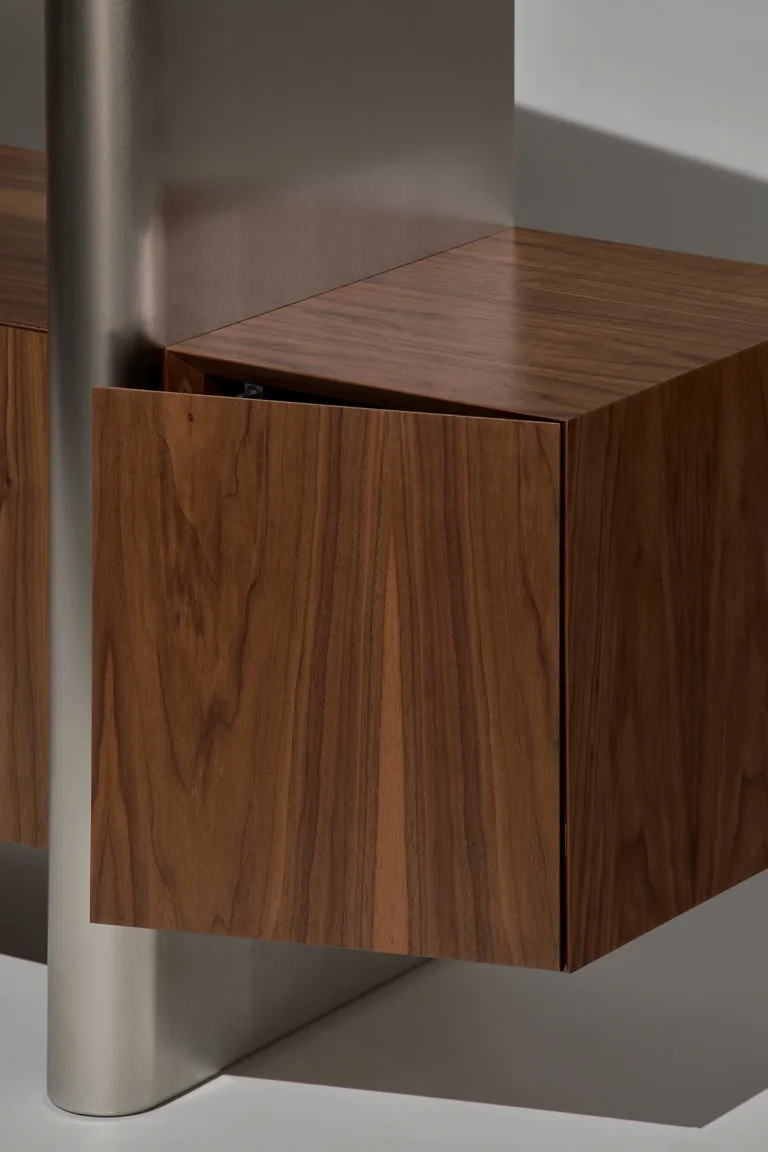 Mast - Walnut & Stainless Steel Shelf — 6