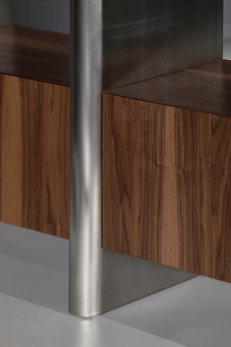 Mast - Walnut & Stainless Steel Shelf — 8