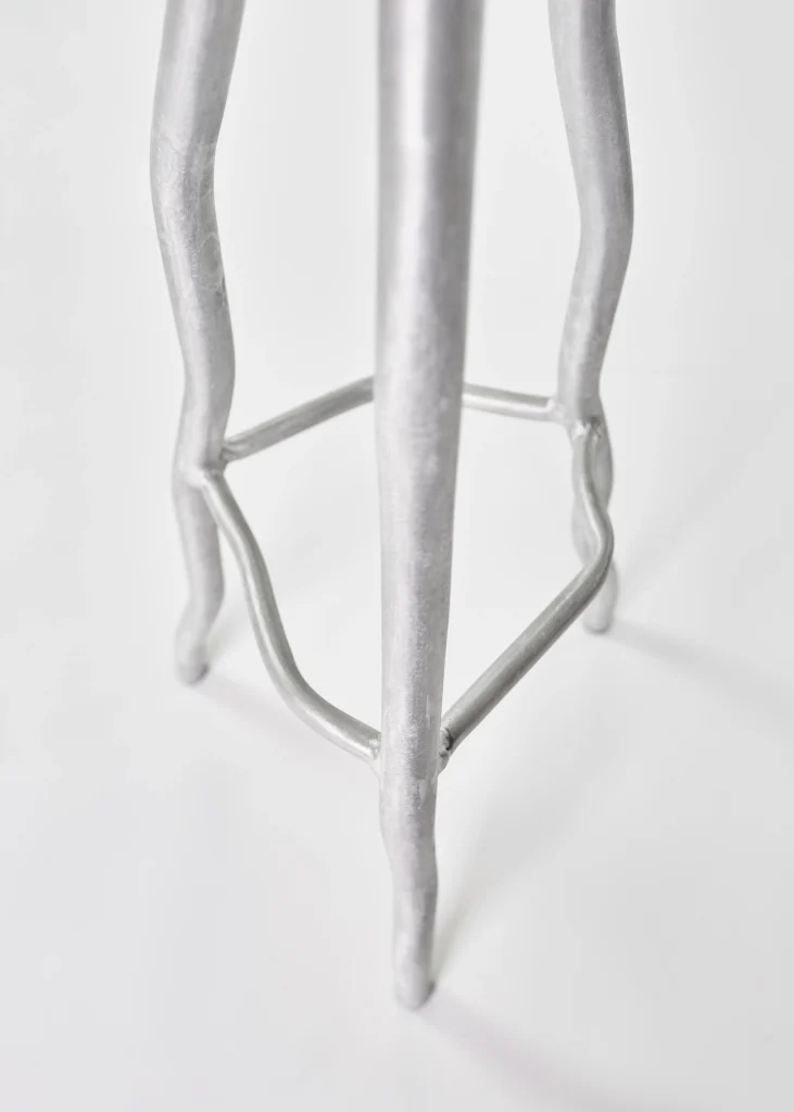 Aluminum Squiggle Bar Stool — 3