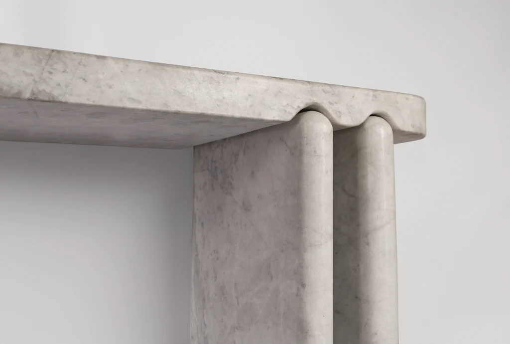 Orion - Marble & Stainless Steel Console Table — 4