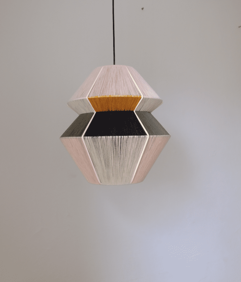 Mala - Steel & Wool Sculptural Pendant Lamp — 4