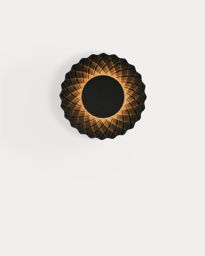 Sun Vxs 02 — Natural Sand Wall Lamp With Soft Ambient Glow — 3