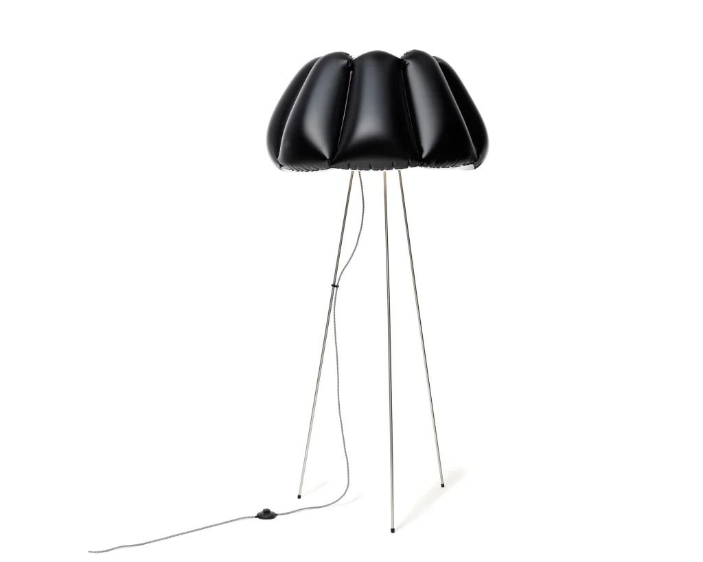 Orca Floor Lamp in PVC and Stainless Steel — 2