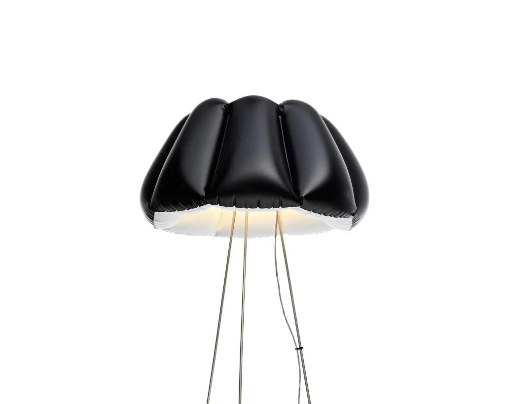 Orca Floor Lamp in PVC and Stainless Steel — 3