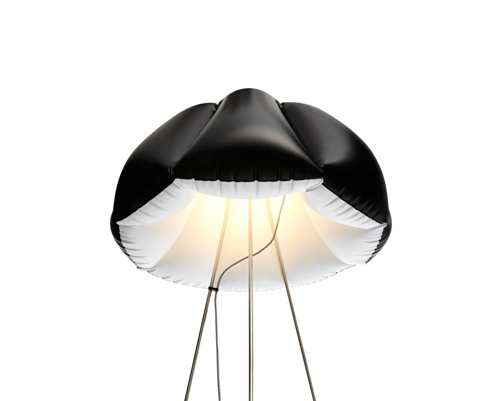Orca Floor Lamp in PVC and Stainless Steel — 4